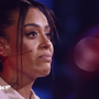 The Voice : le sosie vocal d'Aznavour émeut Amel Bent