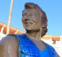 Une statue de Johnny Hallyday moquée