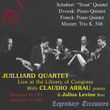 Juilliard Quartet, Vol. 1: Live at Library of Congress with Claudio Arrau