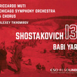 Shostakovich: Symphony No. 13 in B-Flat Minor, Op. 113 "Babi Yar" (Live)