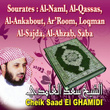 Sourates Al Naml, Al Qassas, Al Ankabout, Ar Room, Loqman, Al Sajda, Al Ahzab, Saba - Quran - Coran