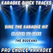 Karaoke Quick Tracks - Closer To Free (karaoke Version)