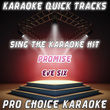 Karaoke Quick Tracks : Promise (karaoke Version)