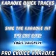 Karaoke Quick Tracks : It's Not Over (karaoke Version)