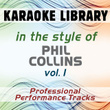 In The Style Of Phil Collins - Vol. 1 (karaoke - Professional Performance Tracks)