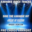 Karaoke Quick Tracks : Baby, You've Got What It Takes (karaoke Version)