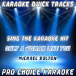 Karaoke Quick Tracks : Only A Woman Like You (karaoke Version)