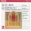 Bach, J.c.: 6 Sinfonias Op.3/6; Piano Concertos Op.13