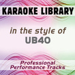 In The Style Of Ub40 (karaoke - Professional Performance Tracks)