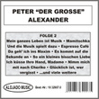 Peter "Der Große" Alexander Folge 2