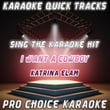 Karaoke Quick Tracks : I Want A Cowboy (karaoke Version)