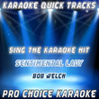 Karaoke Quick Tracks : Sentimental Lady (karaoke Version)