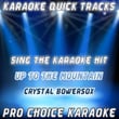 Karaoke Quick Tracks : Up To The Mountain (karaoke Version)