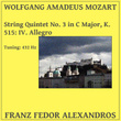 String Quintet No. 3 in C Major, K. 515: IV. Allegro