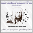 Short and arranged version of the Motet Sileant Zephyri, Filiae Maestae Jerusalem RV 638, from Antonio Vivaldi