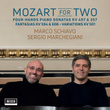 Mozart for Two - Sonata for Piano 4 Hands K. 497, Variations K. 501, Fantasia K. 594, Sonata K. 357