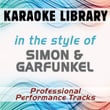 In The Style Of Simon & Garfunkel (karaoke - Professional Performance Tracks)