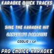 Karaoke Quick Tracks : Gangsta's Paradise (karaoke Version)