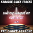 Karaoke Quick Tracks : Take On Me (karaoke Version)