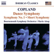 Copland, A.: Dance Symphony / Symphony No. 1 / Short Symphony (bournemouth Symphony, Alsop)
