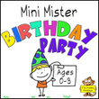 Mini Mister Birthday Party (Ages 0-3)