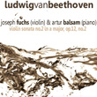 Beethoven: Violin Sonata No. 2 In A Major, Op. 12 No. 2