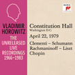 Vladimir Horowitz in Recital at Constitution Hall, Washington D. C., April 22, 1979