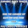 Karaoke Quick Tracks : Have You Ever Seen The Rain (karaoke Version)
