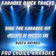 Karaoke Quick Tracks : What's It Gonna Be (karaoke Version)