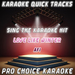 Karaoke Quick Tracks : Love Like Winter (karaoke Version)