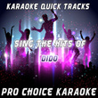 Karaoke Quick Tracks - Sing The Hits Of Dido (karaoke Version)
