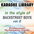 In The Style Of Backstreet Boys - Vol. 2 (karaoke - Professional Performance Tracks)
