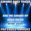 Karaoke Quick Tracks : Break The Ice (karaoke Version)