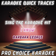 Karaoke Quick Tracks : I Know (karaoke Version)