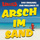 Arsch im Sand