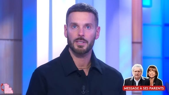 'Des parents comme vous...' : M Pokora fond en larmes en pleine émission