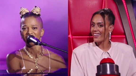 'The Voice' : Nevedya reprend 'Pourquoi tu restes' d'Amel Bent, elle ne se retourne pas
