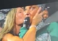 Alicia Keys embrassée de force par une fan
